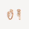 [Camiery] SNAKE-SHAPED EARRINGS (ROSE GOLD)