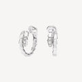 [Camiery] SNAKE-SHAPED  DIAMOND EARRINGS (WHITE GOLD)