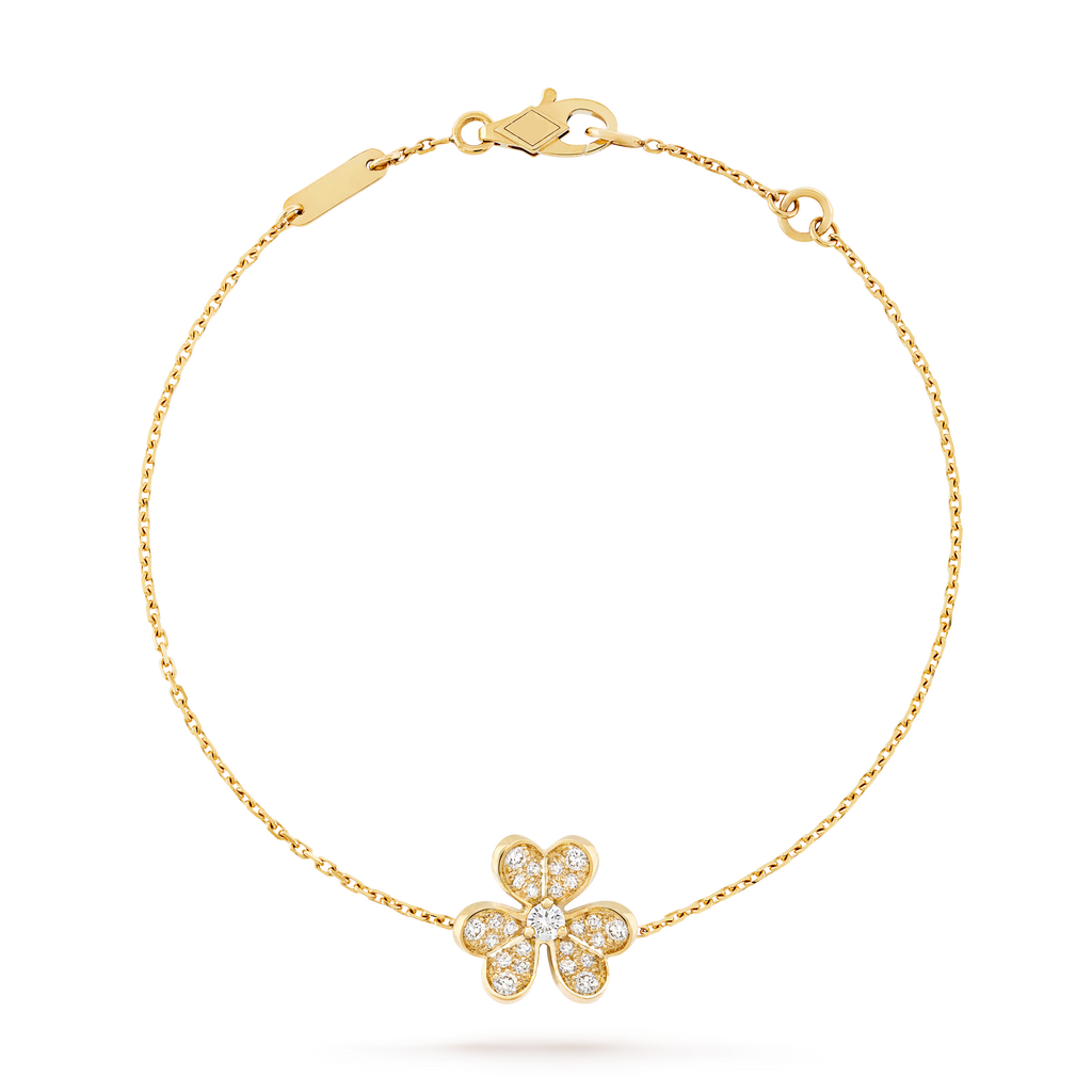 [Camiery] VA FLOWER DIAMOND GOLD NECKLACE