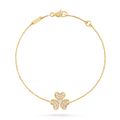 [Camiery] VA FLOWER DIAMOND GOLD NECKLACE