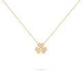 [Camiery] FLOWER DIAMOND GOLD NECKLACE