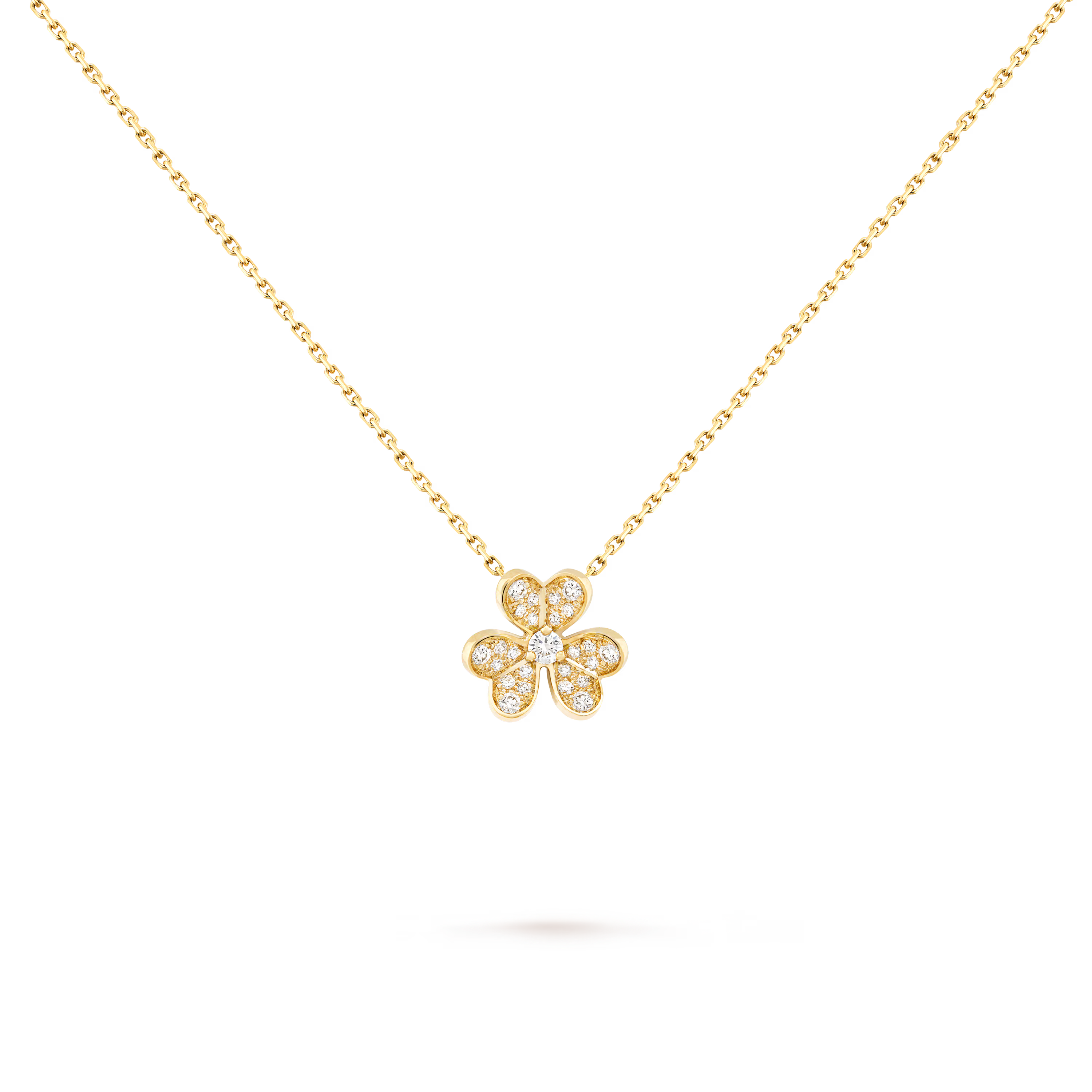 [Camiery] FLOWER DIAMOND GOLD NECKLACE
