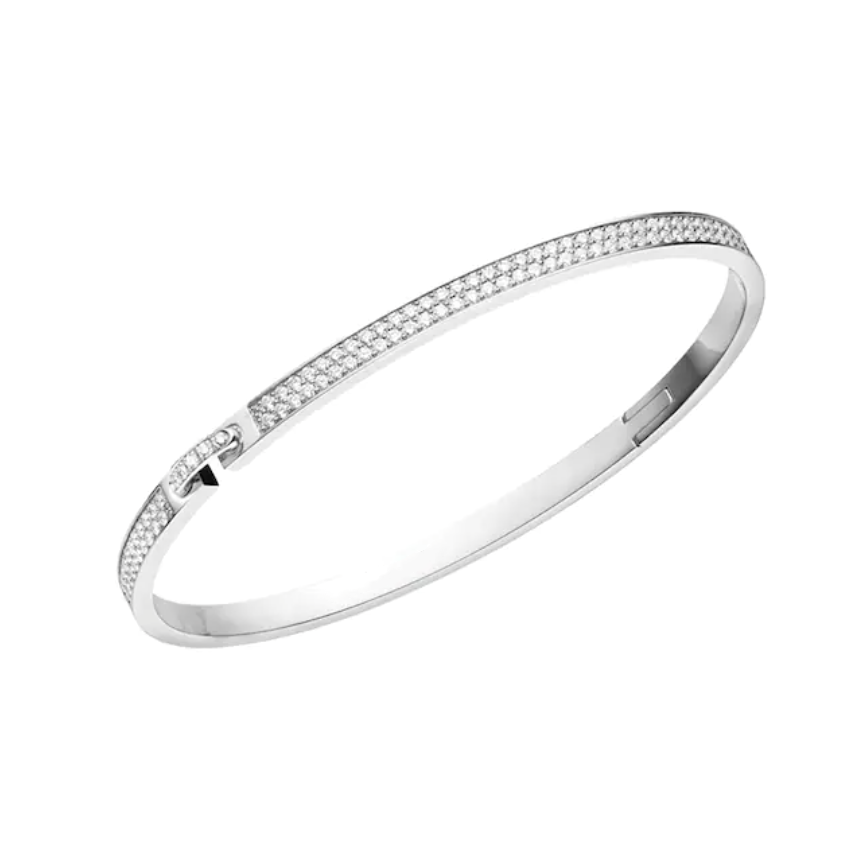 [CLOVER JEWELRY]LIENS VIDENCE DIAMOND PAVED BRACELET