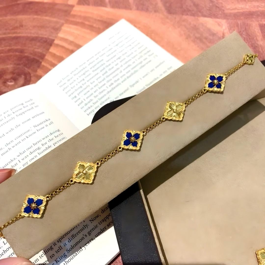 [Camiery] OPERA 5 MOTIFS TULLE ENAMEL BRACELET
