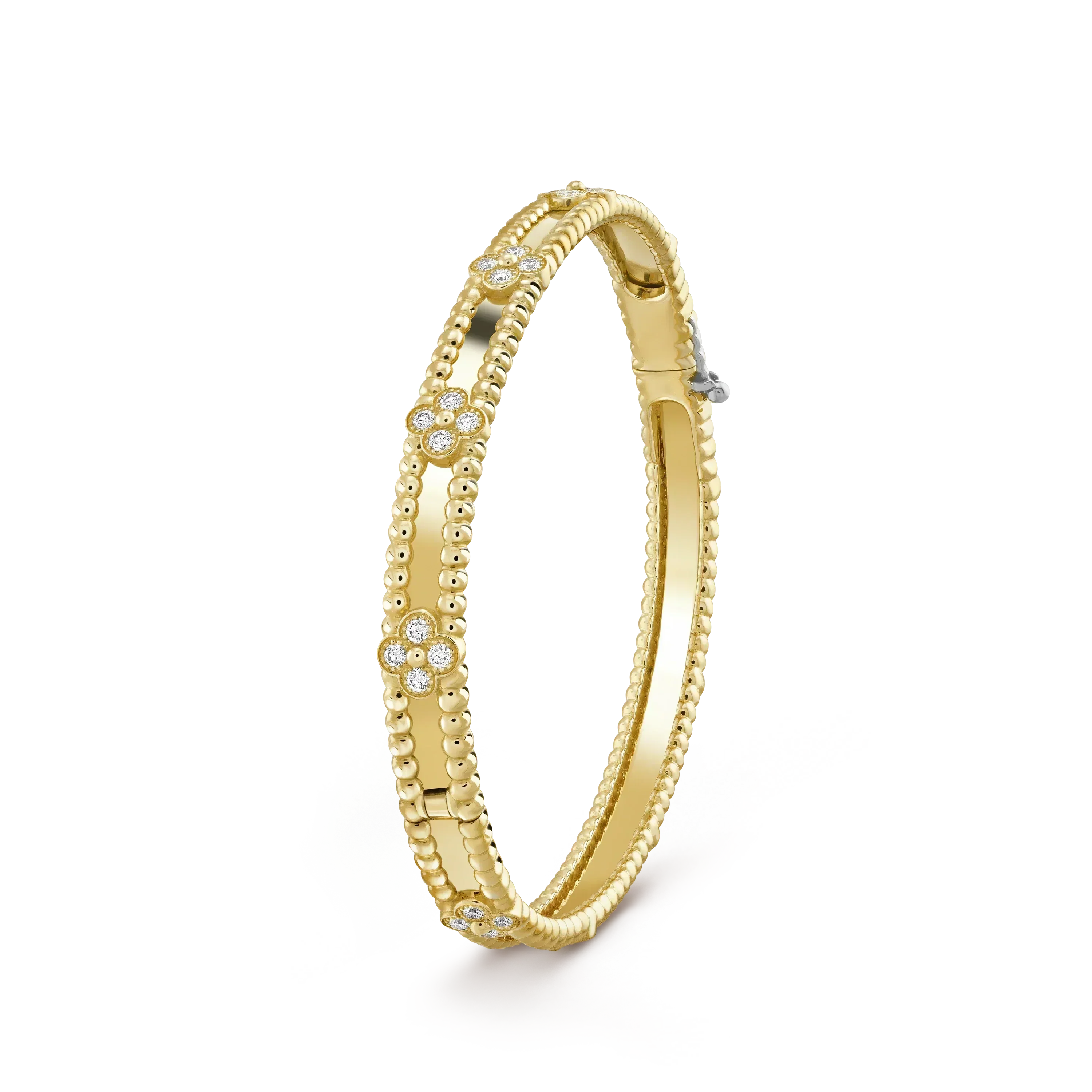 [Camiery]CLOVER BRACELET 4MM DIAMONDS