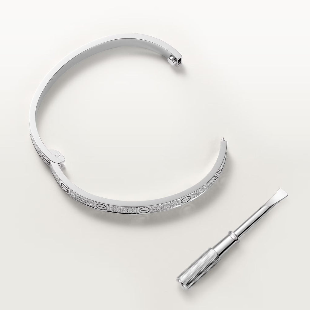 [Camiery] CT LOVE BRACELET FULL DIAMOND 4.8MM WHITE GOLD