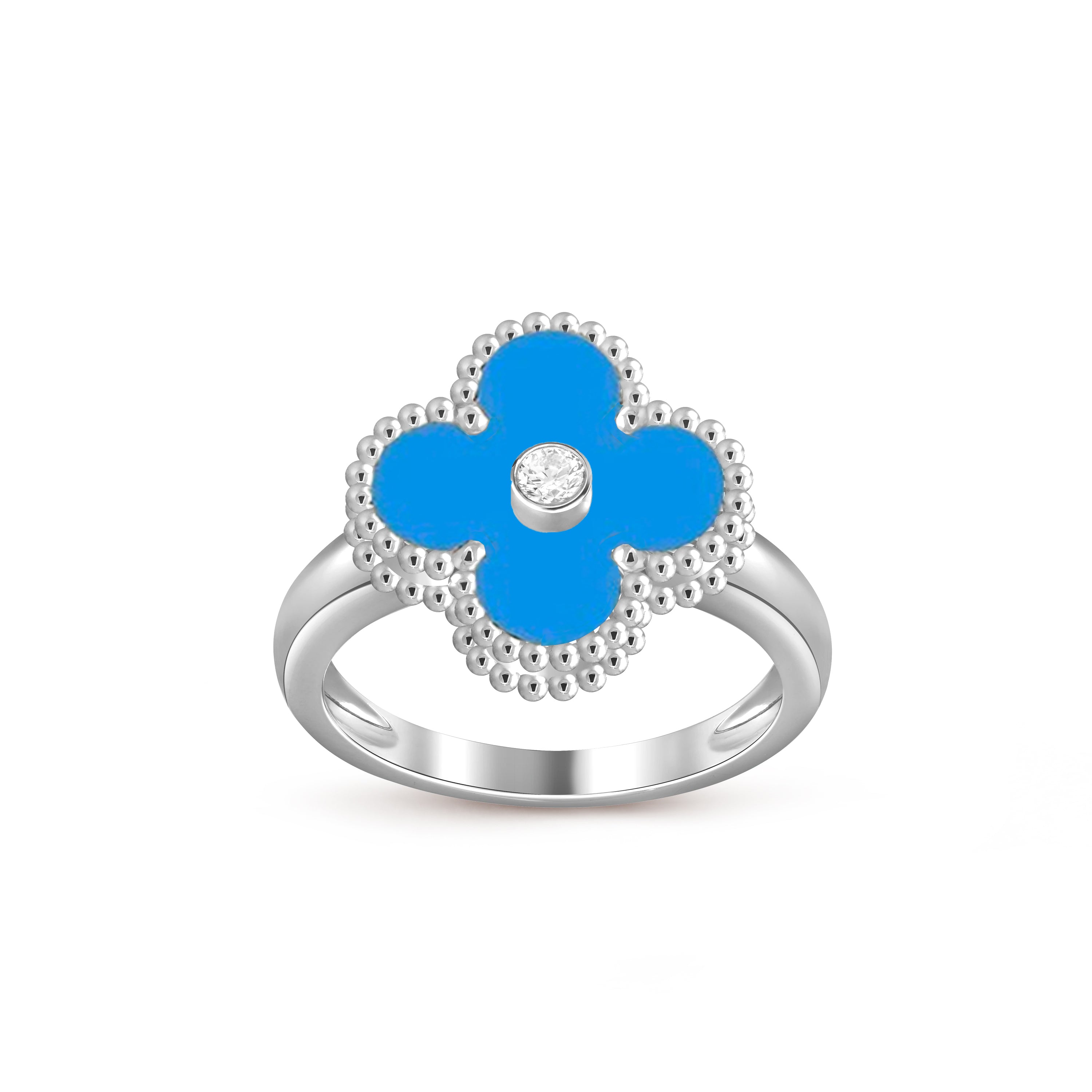 [Camiery]CLOVER SILVER DIOMND RING COLLECTION