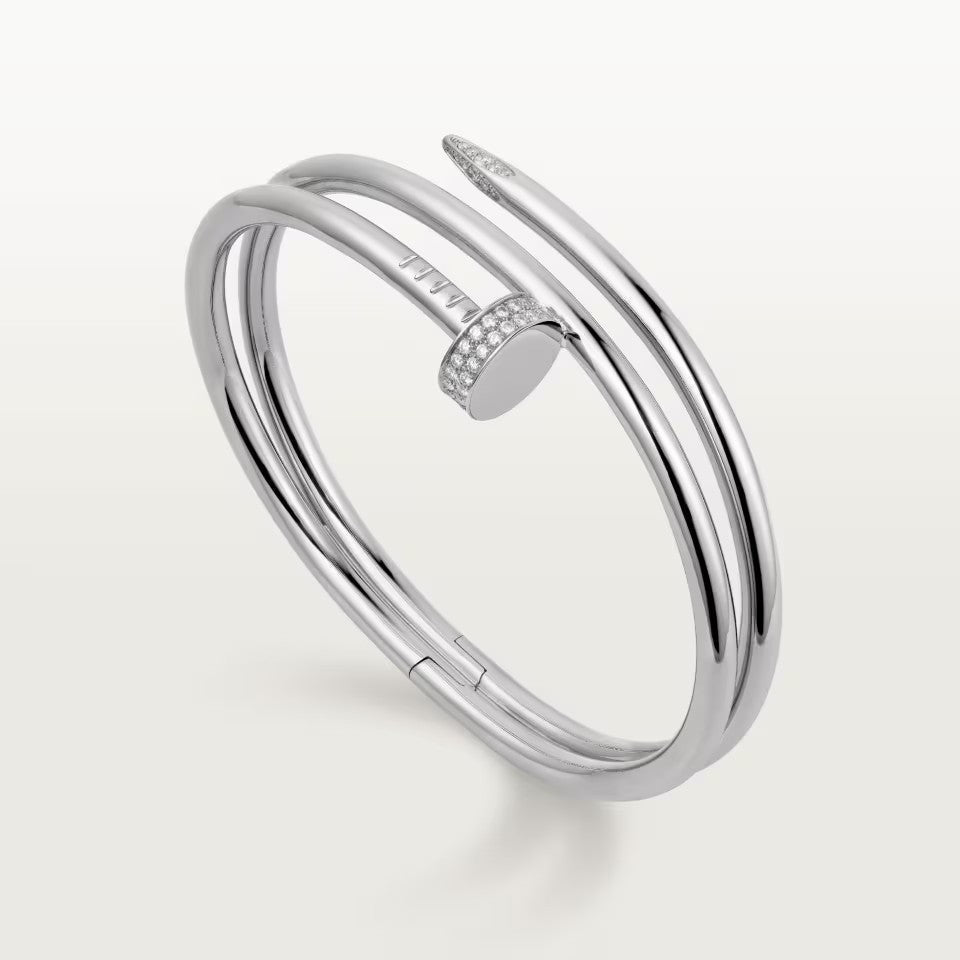 [Camiery] JUSTE BRACELET 3.5MM DOUBLE ROW DIAMOND