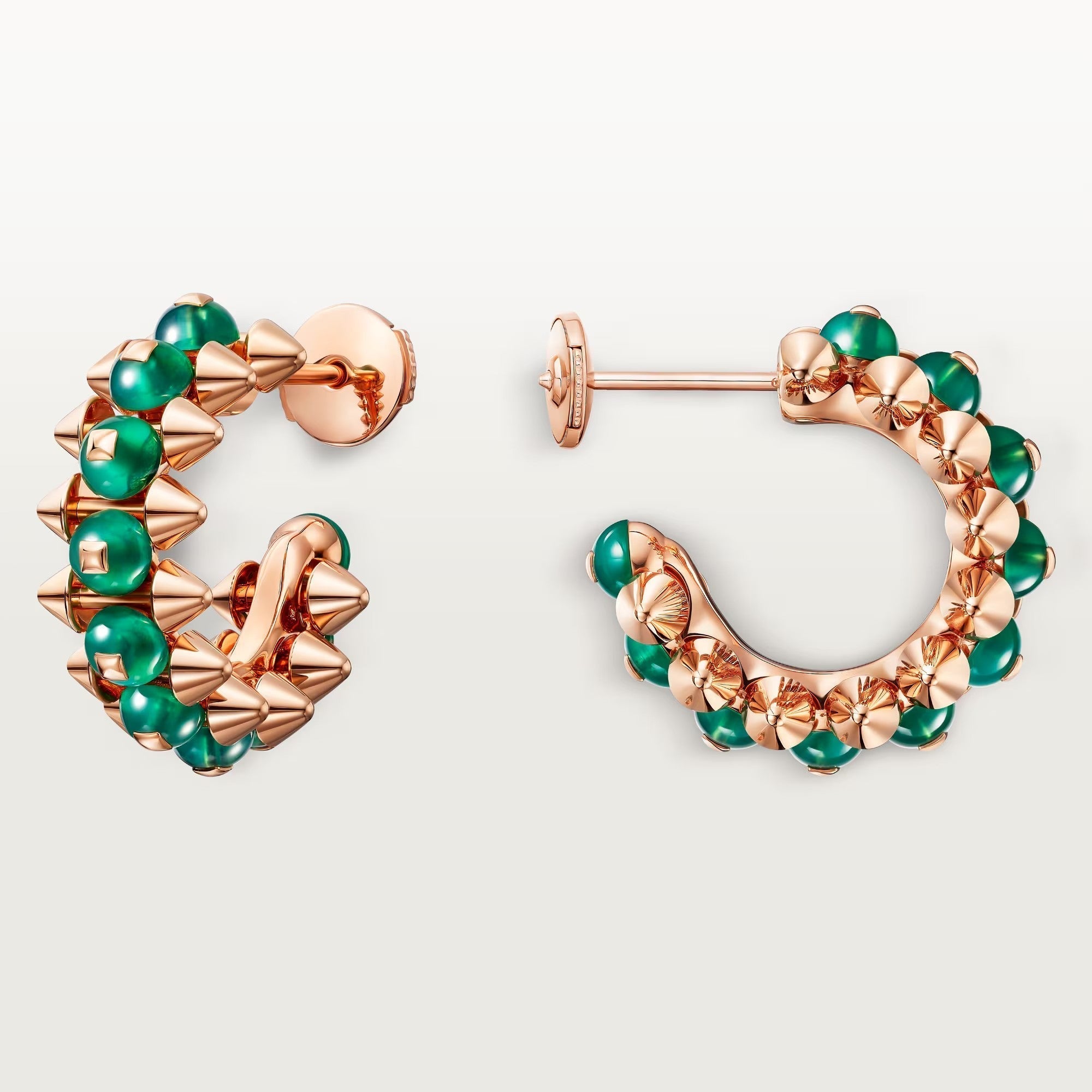 [Camiery] CLASH 7.9MM AGATE CHALCEDONY EARRINGS