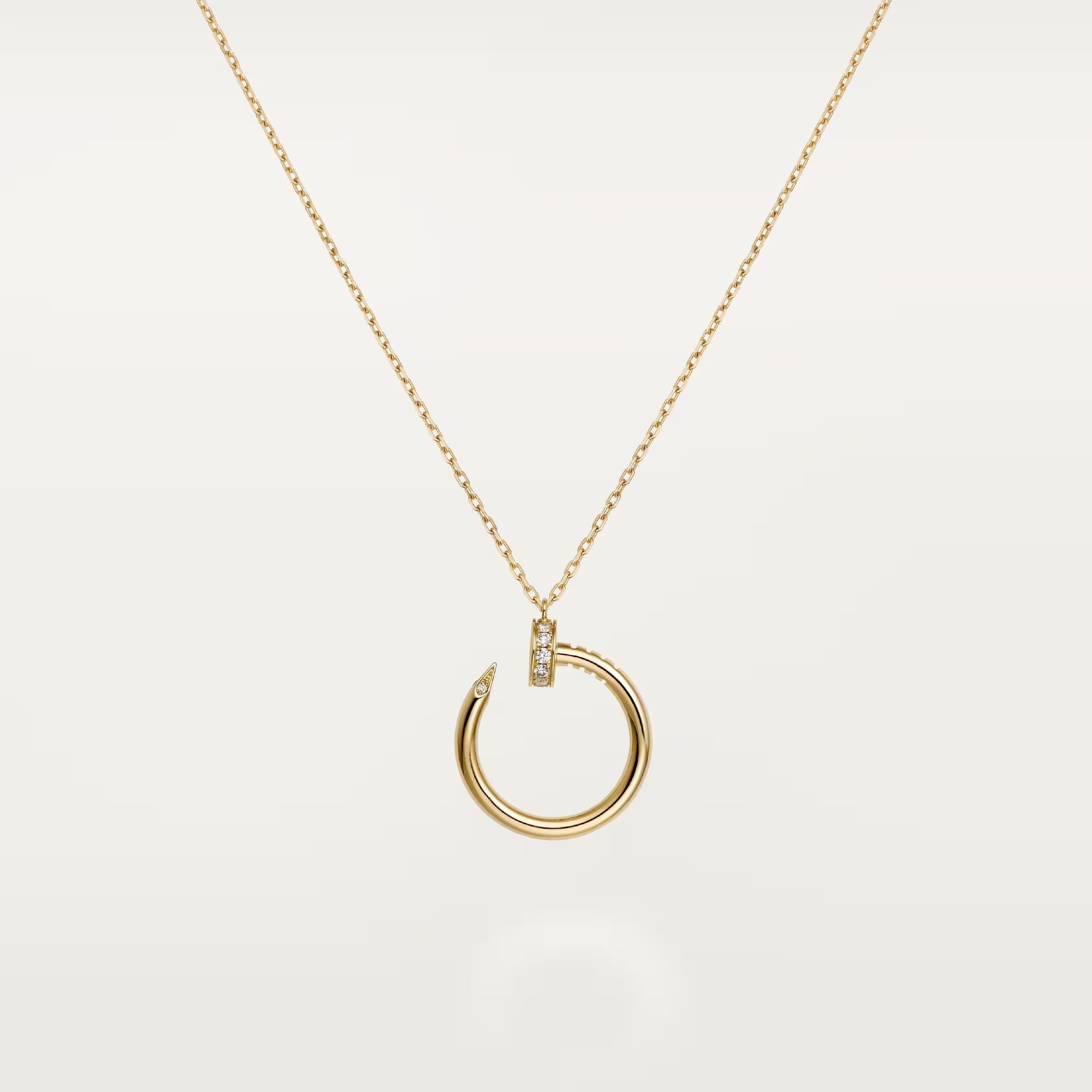 [Camiery] JUSTE NECKLACE HALF DIAMOND