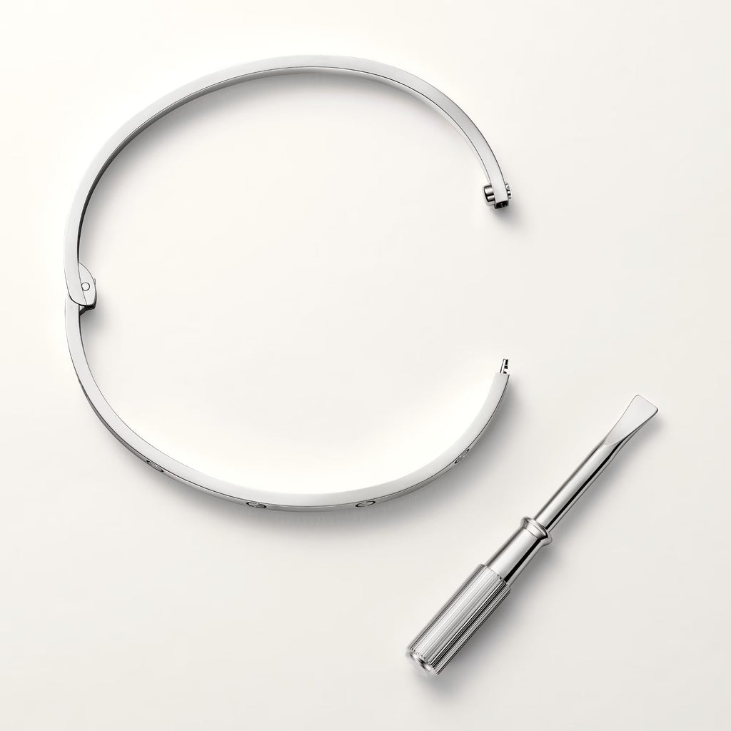 [Camiery] CT LOVE BRACELET 3.6MM WHITE GOLD