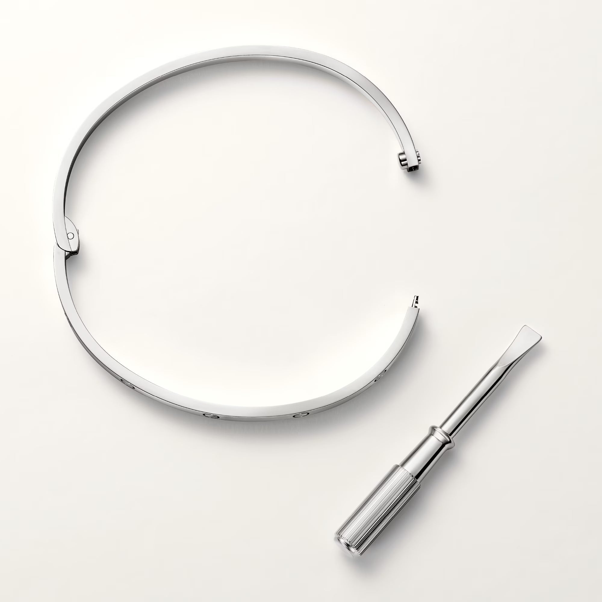 [Camiery] CT LOVE BRACELET 3.6MM WHITE GOLD