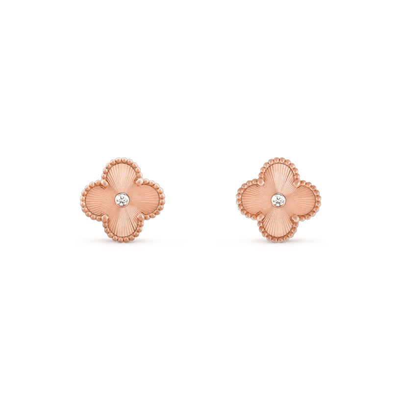 [Camiery]CLOVER  15MM DIAMOND EARRINGS COLLECTION