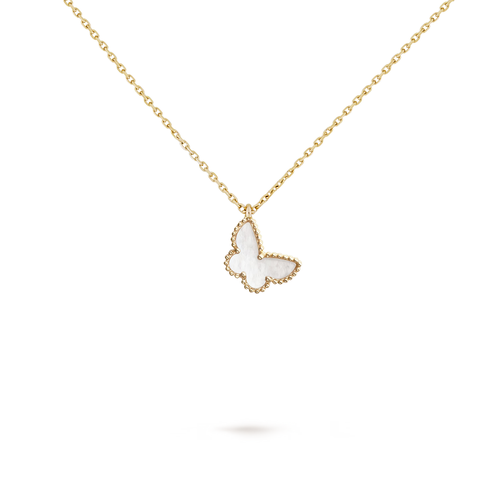 [Camiery] BUTTERFLY WHITE MOP BUTTERFLY NECKLACE