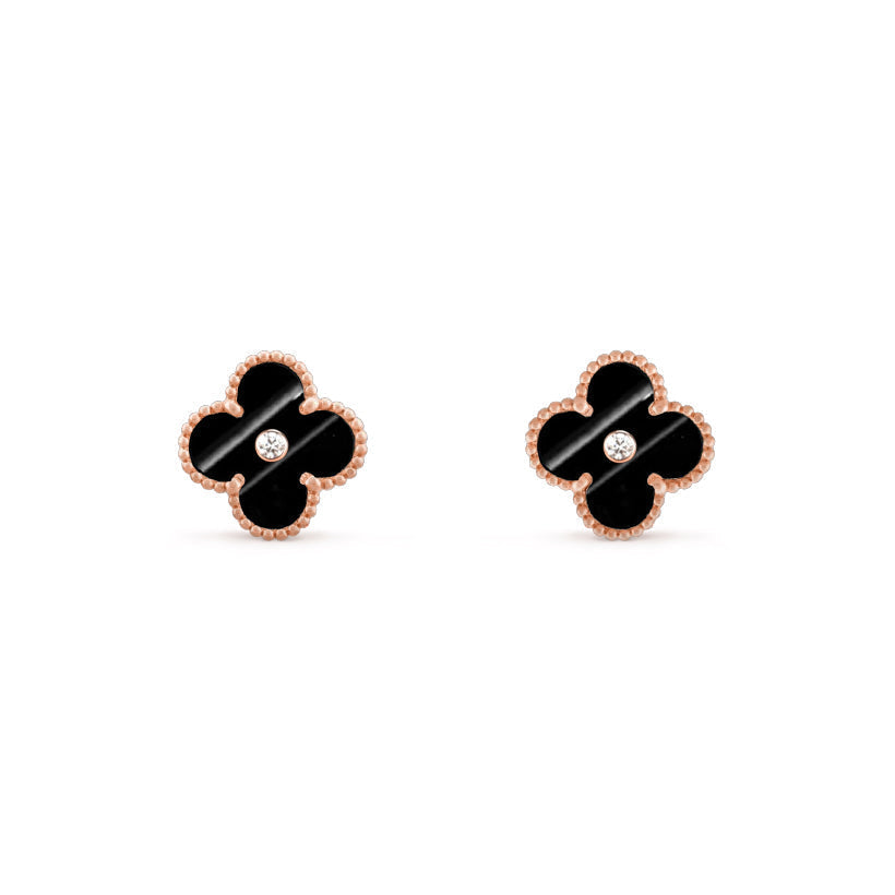 [Camiery]CLOVER  15MM DIAMOND EARRINGS COLLECTION