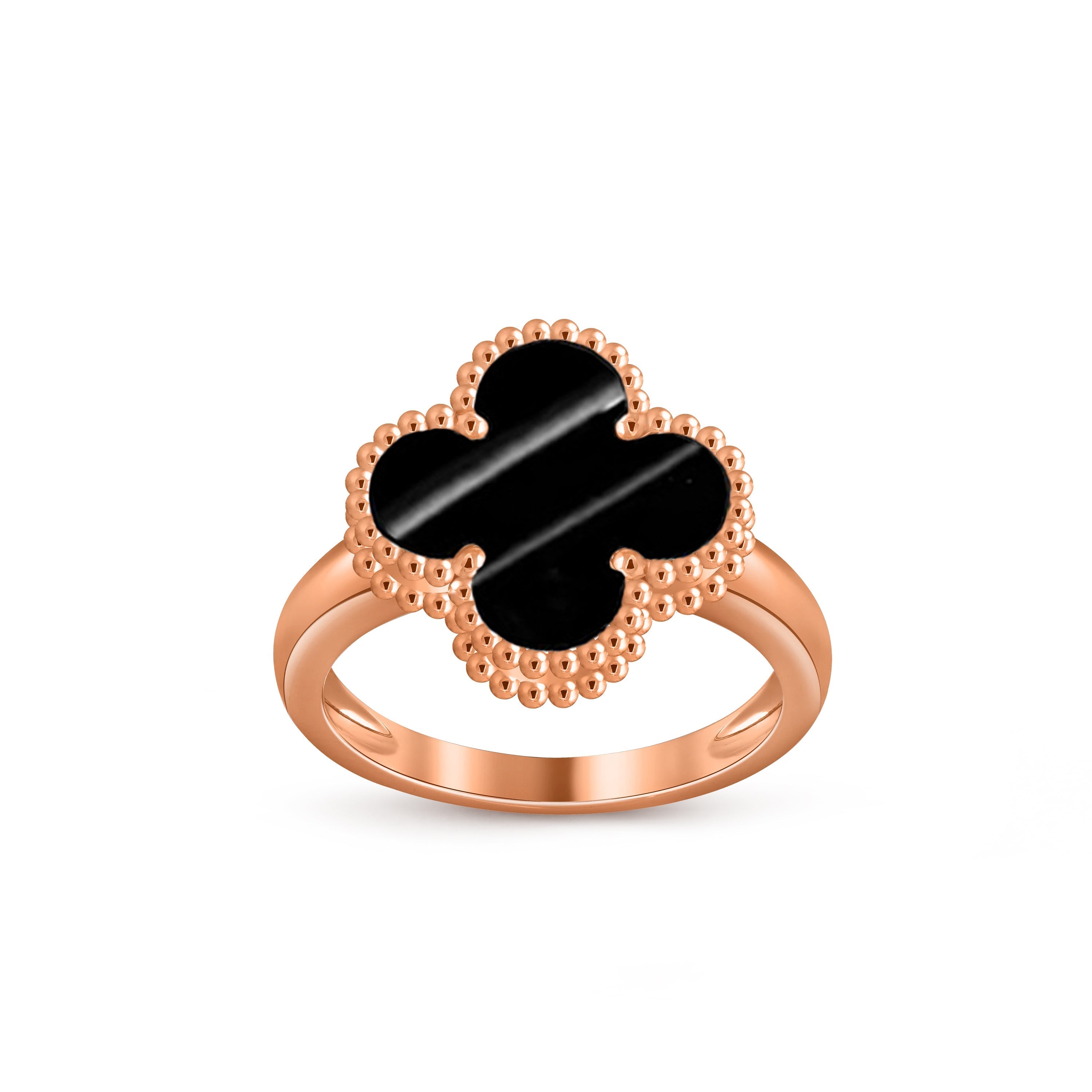 [Camiery]CLOVER RING ROSE GOLD COLLECTION