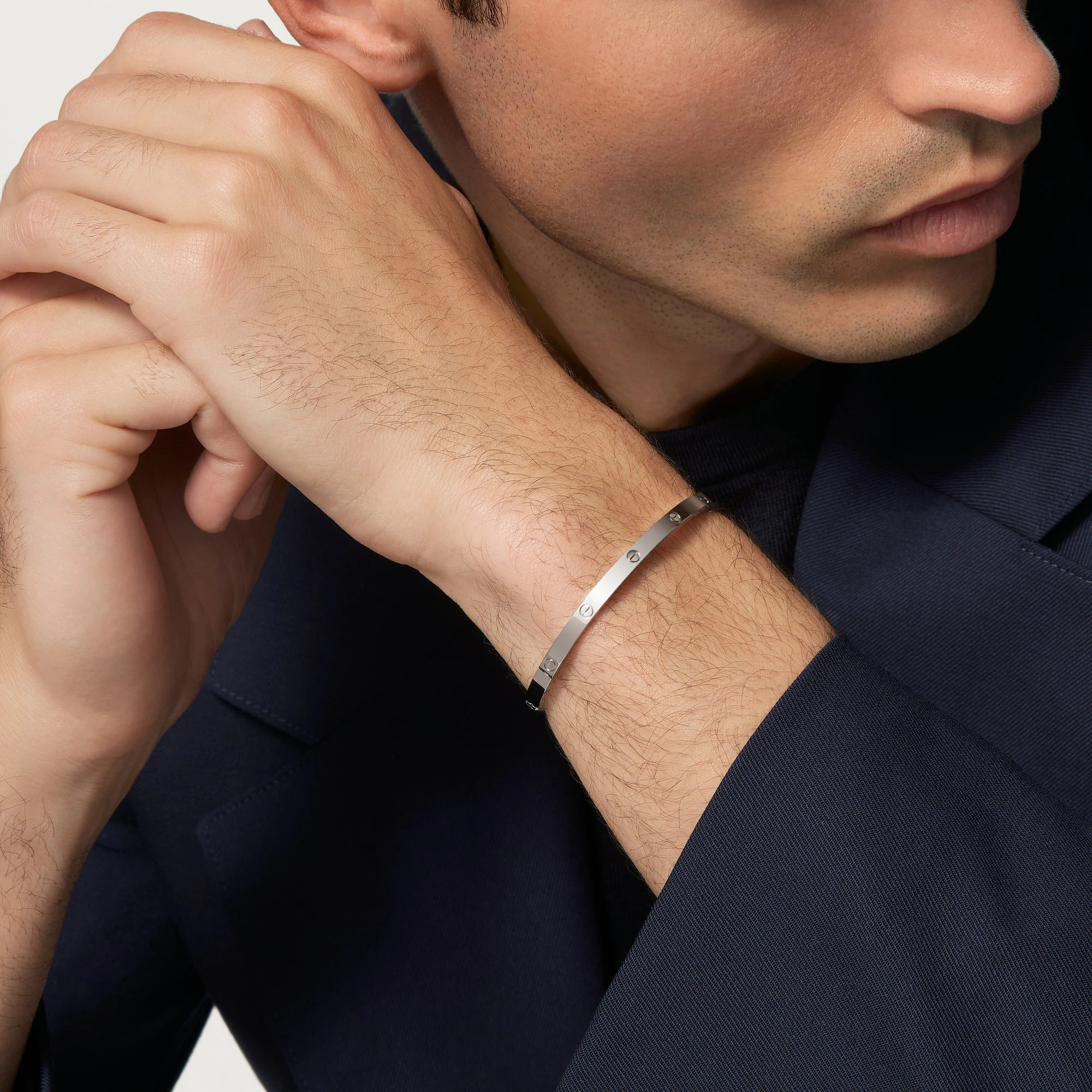 [Camiery] CT LOVE BRACELET 3.6MM WHITE GOLD