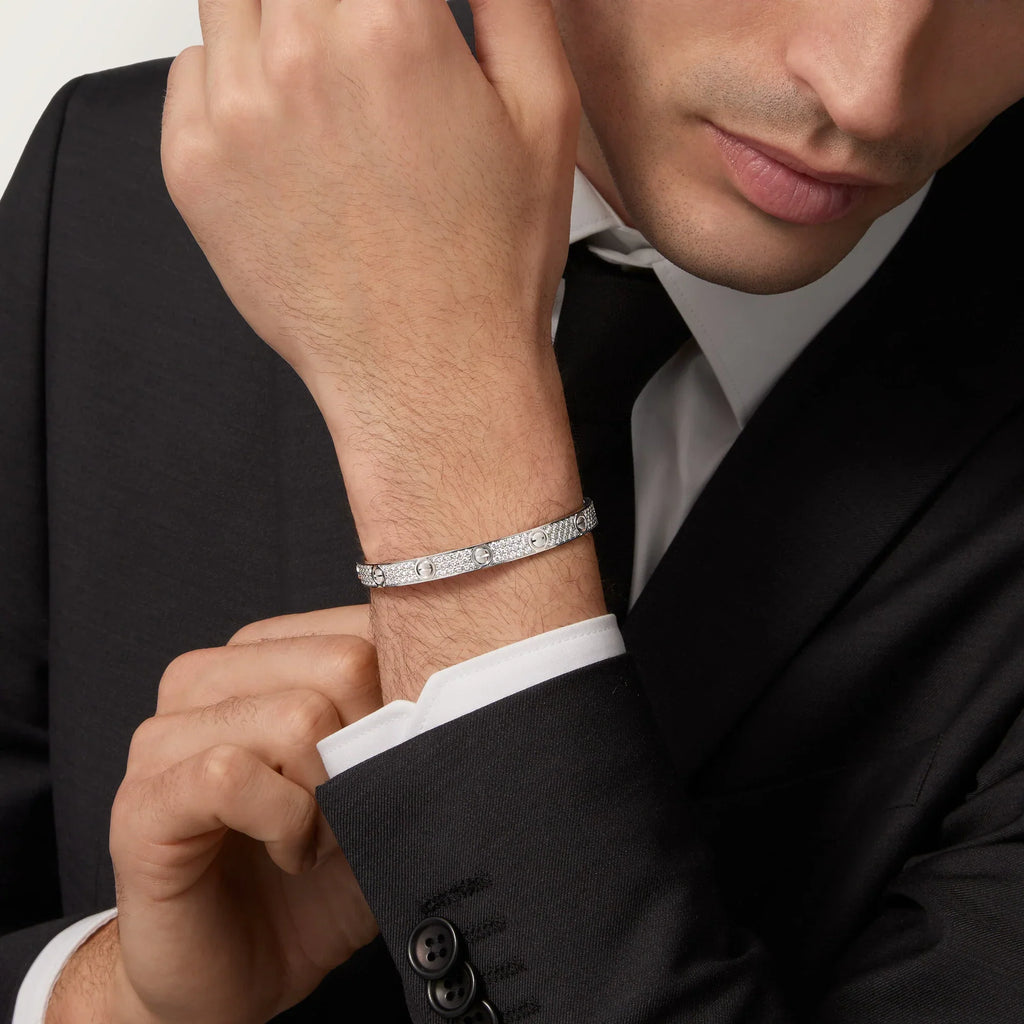[Camiery] CT LOVE BRACELET FULL DIAMOND 6.1MM WHITE GOLD
