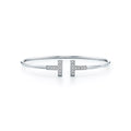 [Camiery] TF Bracelet - White Gold Wire with Diamonds