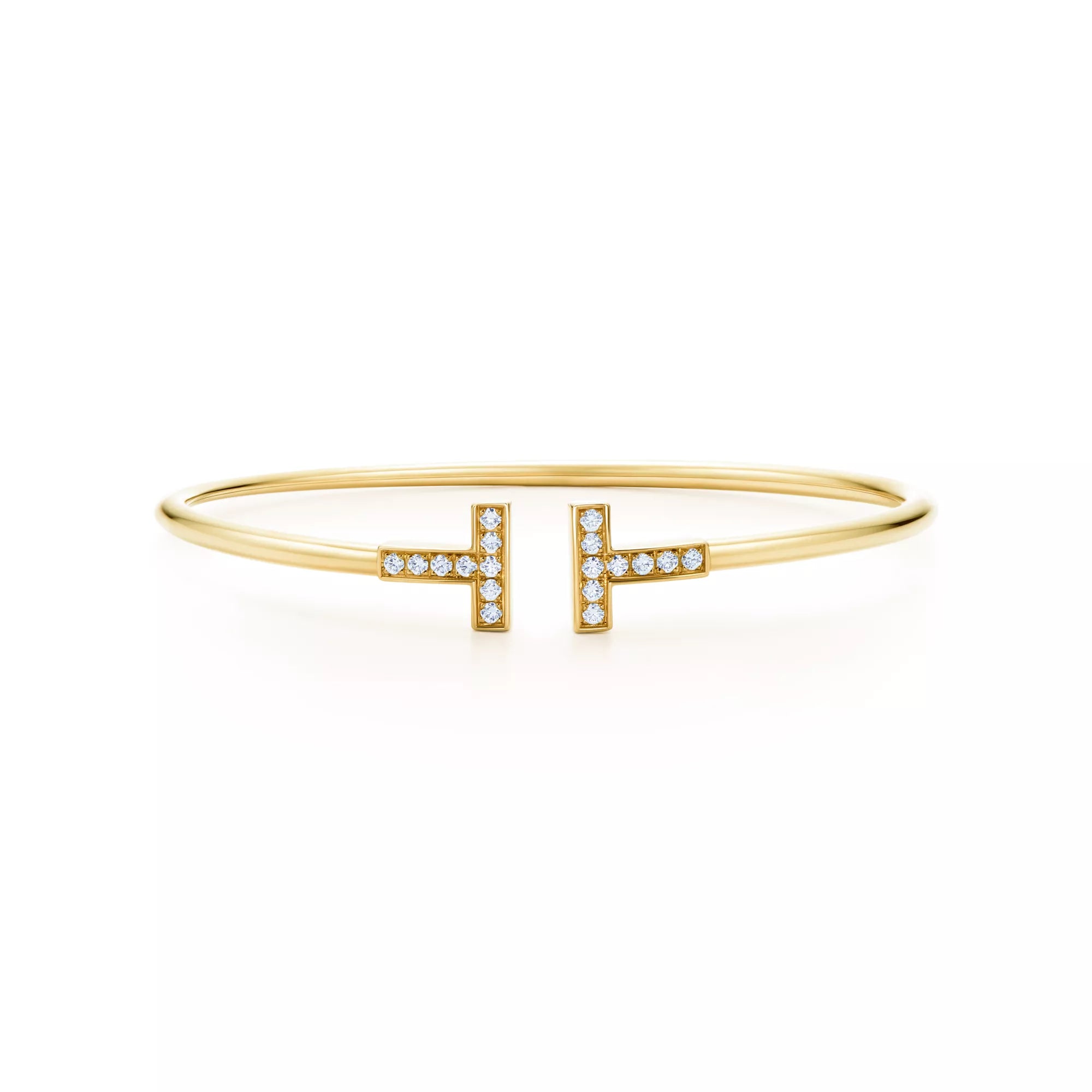 [Camiery] TF Bracelet - Yellow Gold Wire with Diamonds