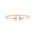 [Camiery] TF Bracelet - Rose Gold Wire with Diamonds