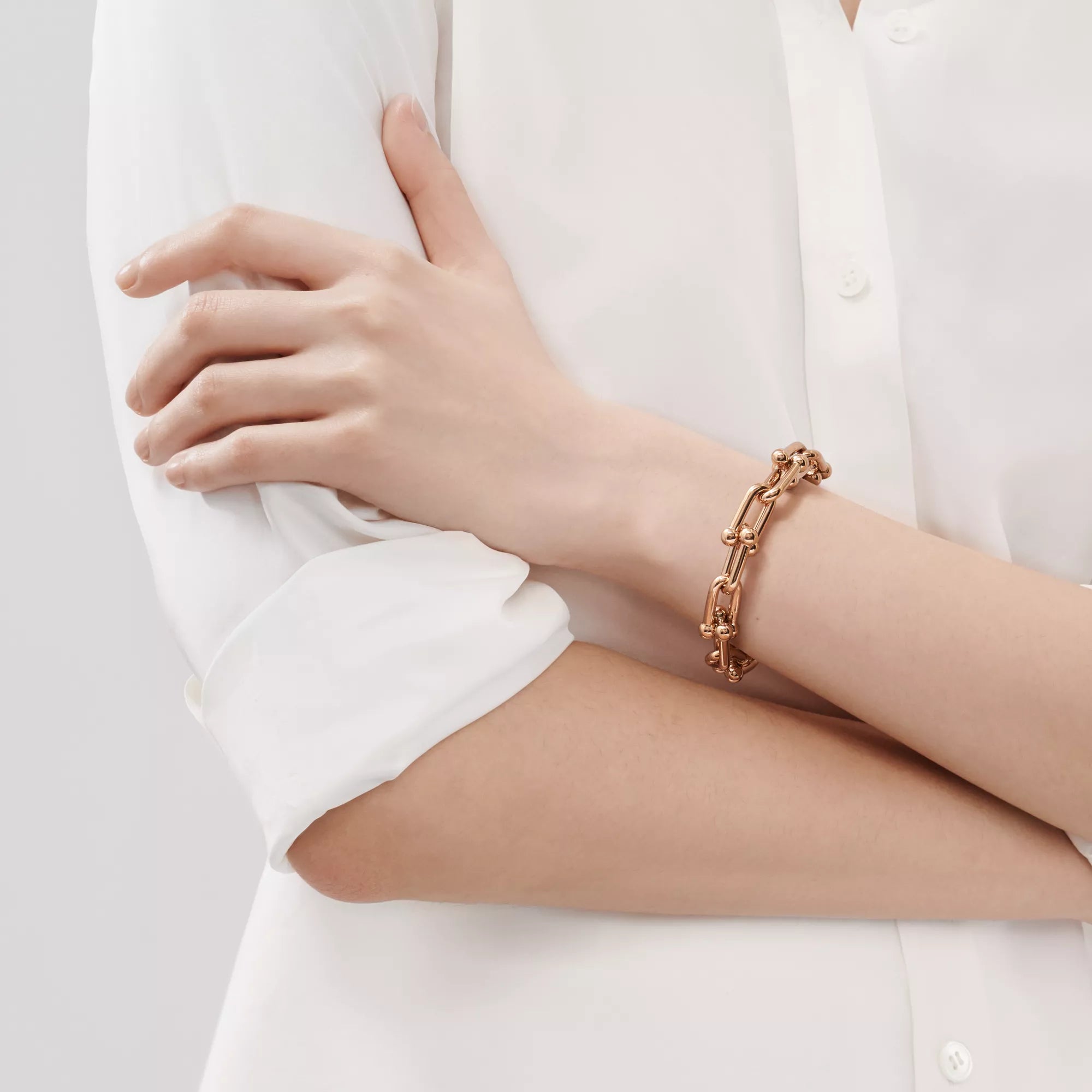 [Camiery] TF Pulse Bracelet - Large Link (Rose Gold)