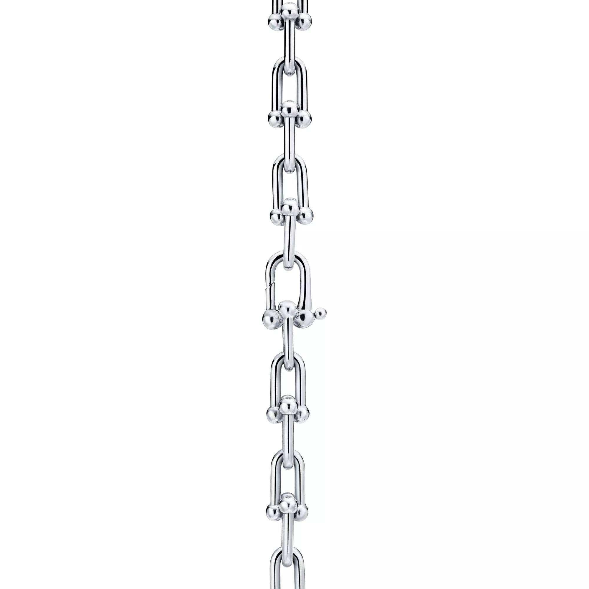 [Camiery] TF Pulse Necklace - Graduated Link (White Gold)