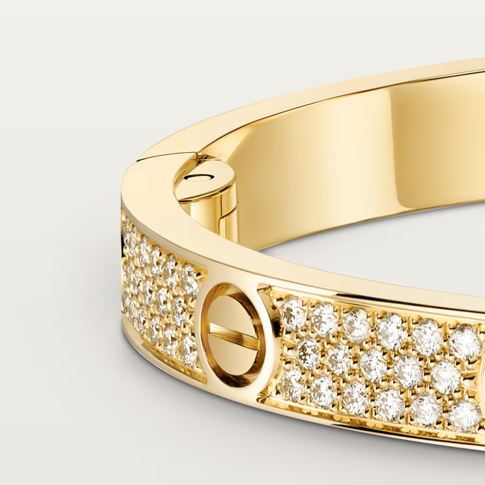 [Camiery] CT LOVE BRACELET FULL DIAMOND 4.8MM GOLD