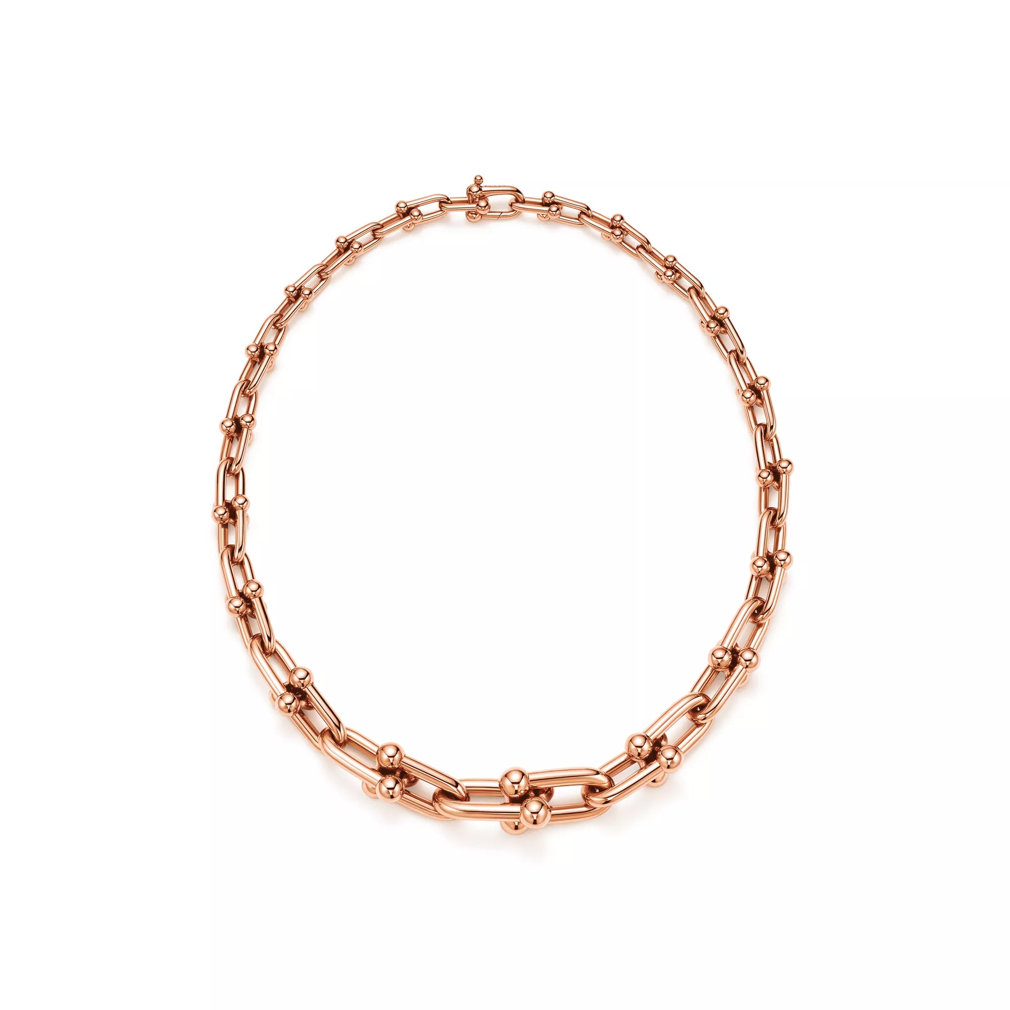 [Camiery] TF Pulse Necklace - Graduated Link (Rose Gold)