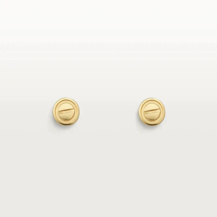 [CLOVER JEWELRY]LOVE EARRINGS GOLD 10MM