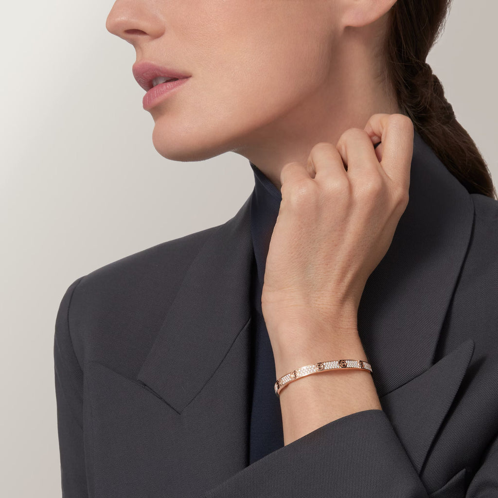 [Camiery] CT LOVE BRACELET 6.1MM FULL DIAMOND ROSE GOLD
