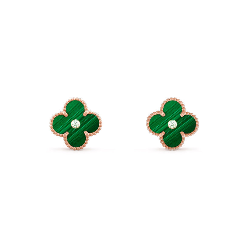 [Camiery]CLOVER  15MM DIAMOND EARRINGS COLLECTION