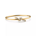 [Camiery] TF Lucent Bracelet - Diamond Wire Bangle (Yellow Gold)