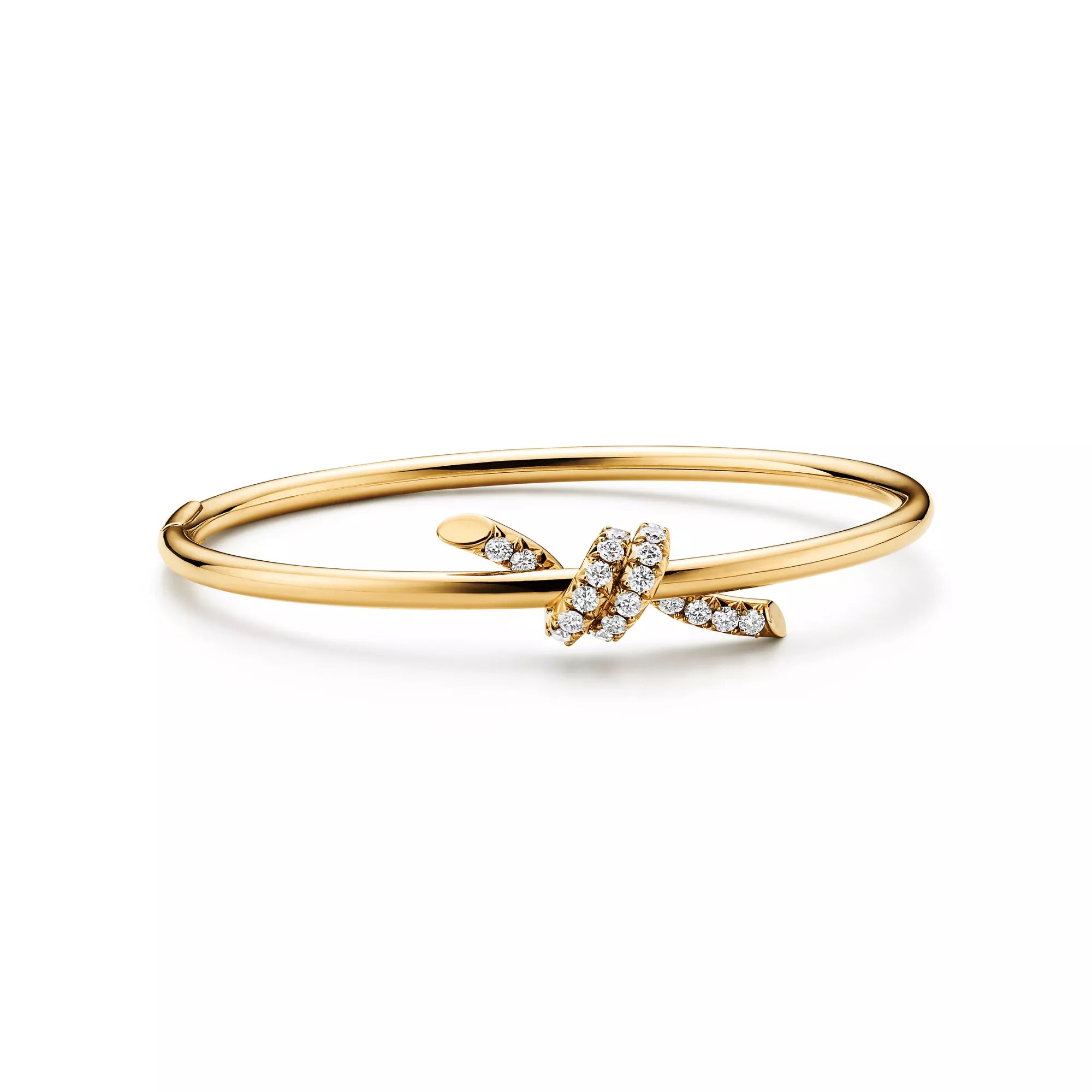 [Camiery] TF Lucent Bracelet - Diamond Wire Bangle (Yellow Gold)