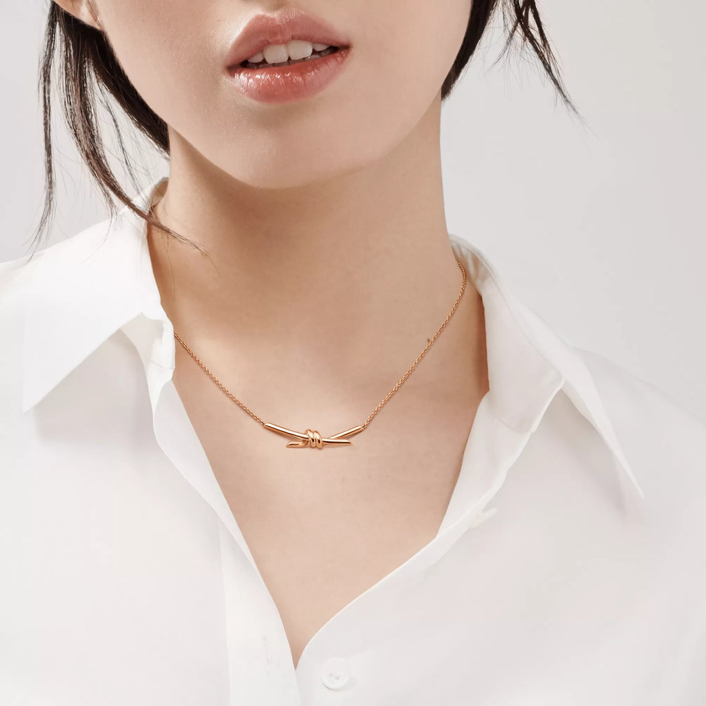 [Camiery] TF Lucent Necklace - Pendant in Rose Gold