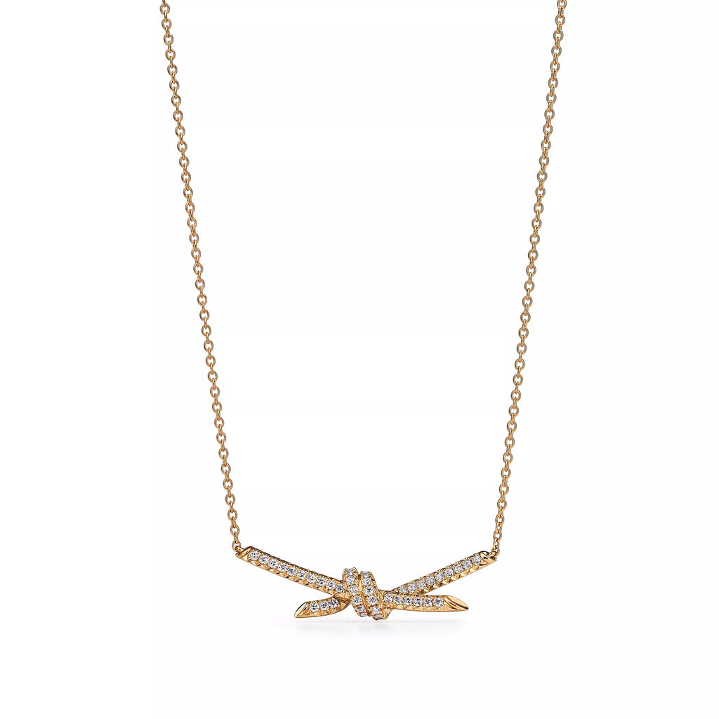 [Camiery] TF Lucent Necklace - Bangle with Diamonds (Yellow Gold)