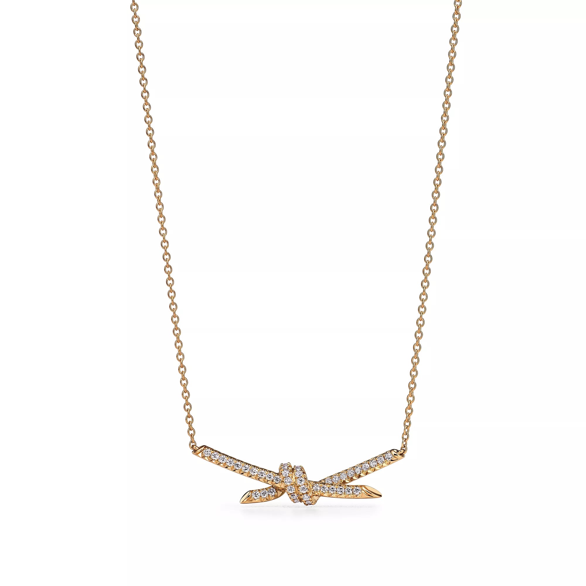 [Camiery] TF Lucent Necklace - Bangle with Diamonds (Yellow Gold)