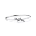 [Camiery] TF Lucent Bracelet - Diamond Wire Bangle (White Gold)