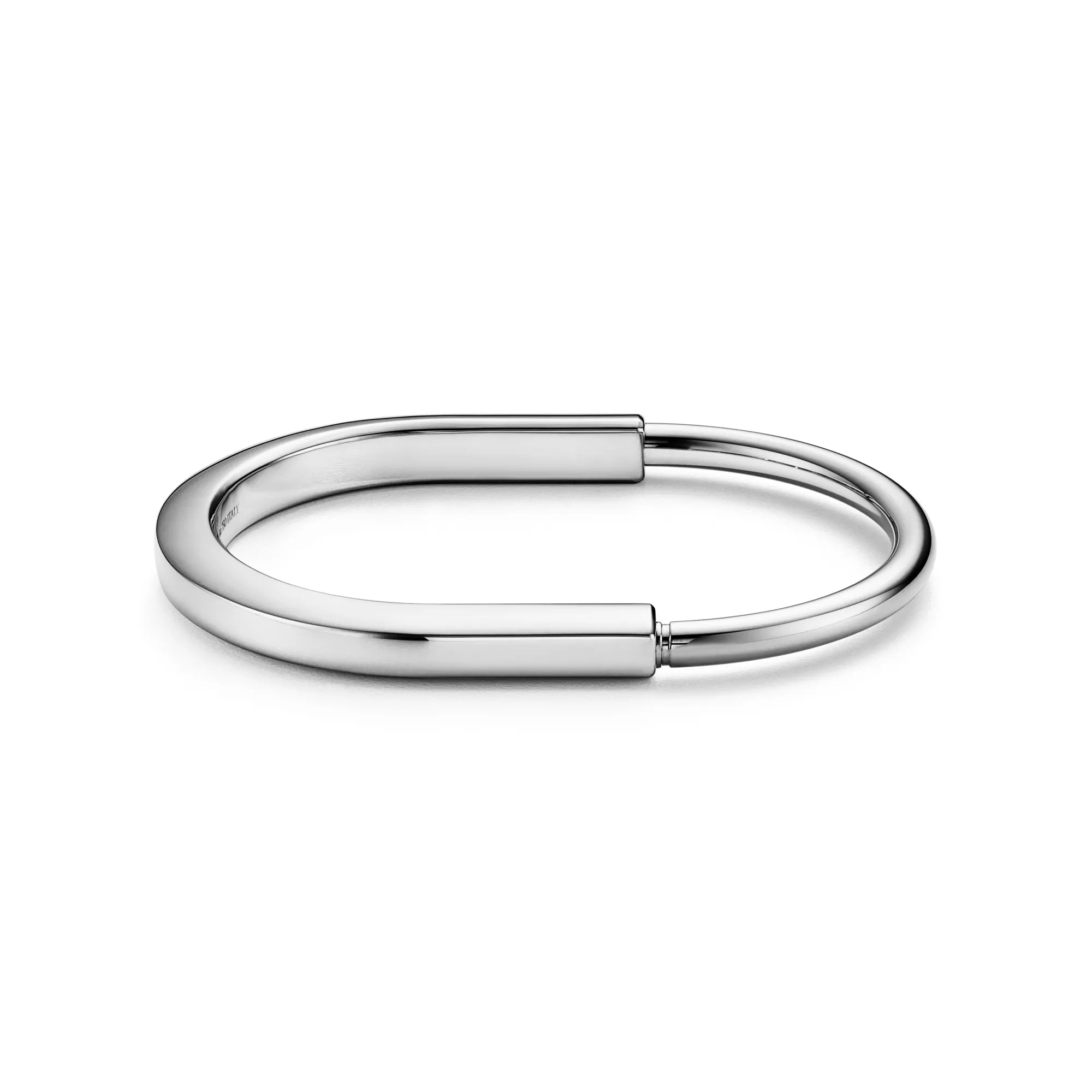 [Camiery] TF Lock Bracelet - Bangle in White Gold