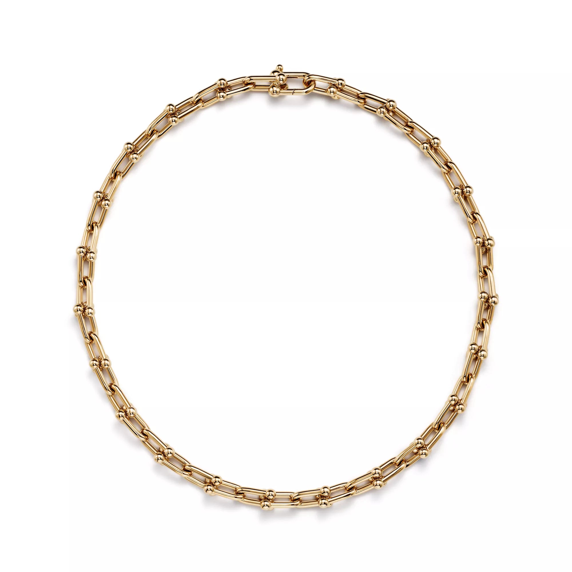 [Camiery] TF Pulse Necklace - Medium Link (Yellow Gold)