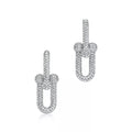 [Camiery] TF Pulse Earrings - Large Link Full Pavé Diamonds (White Gold)