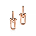 [Camiery] TF Pulse Earrings - Medium Link (Rose Gold)