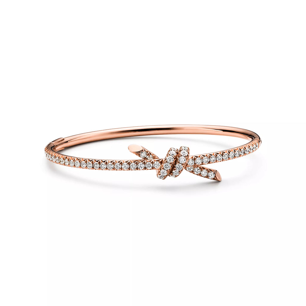 [Camiery] TF Lucent Bracelet - Bangle with Diamonds (Rose Gold)