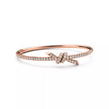 [Camiery] TF Lucent Bracelet - Bangle with Diamonds (Rose Gold)