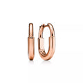 [Camiery] TF Lock Earrings - Rose Gold, Small