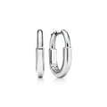 [Camiery] TF Lock Earrings - White Gold, Small