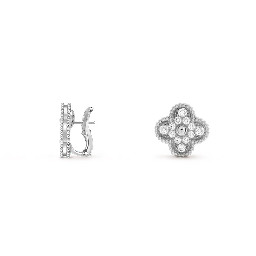 [CLOVER JEWELRY]CLOVER SILVER 15MM MOP EARRINGS COLLECTION
