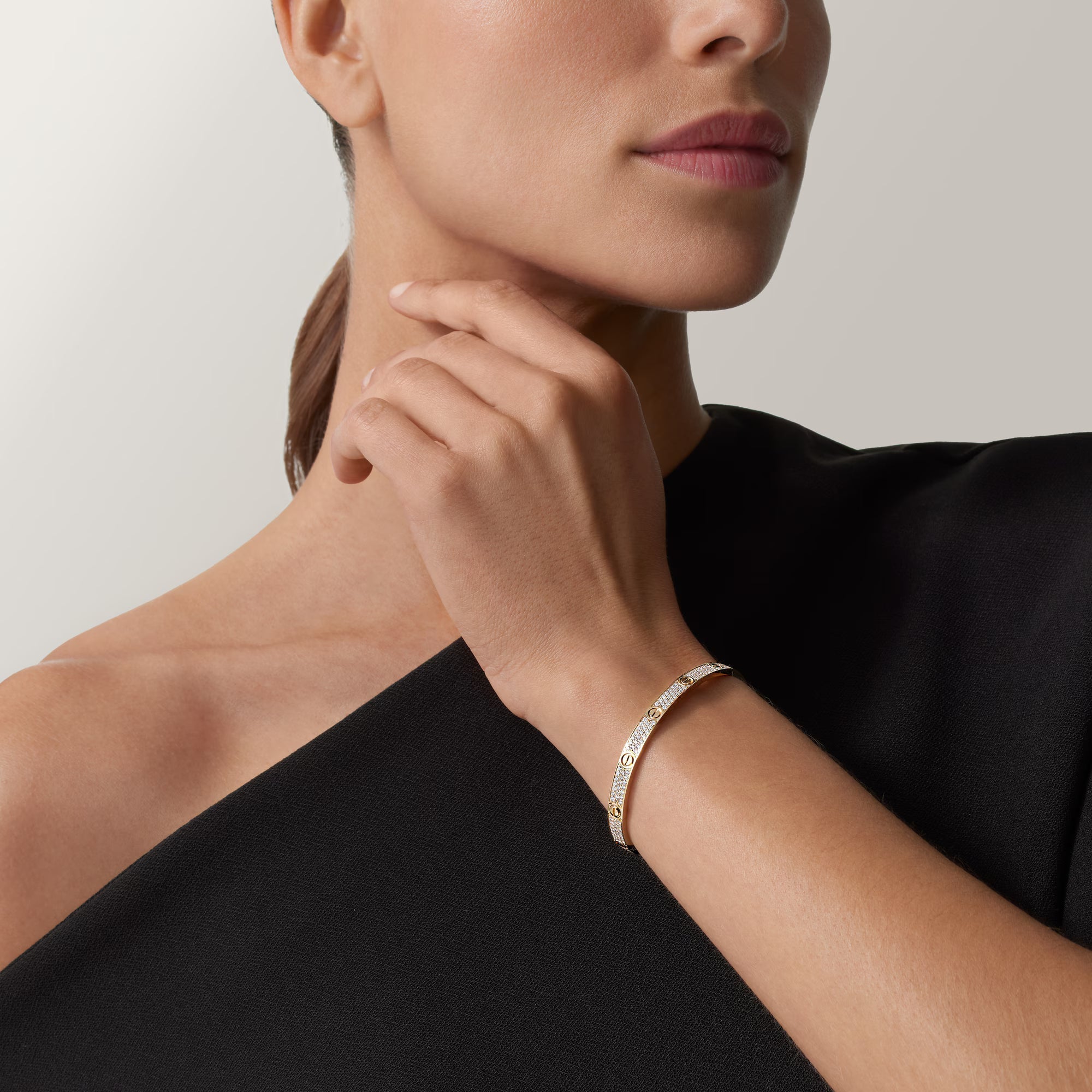 [Camiery] CT LOVE BRACELET FULL DIAMOND 4.8MM GOLD