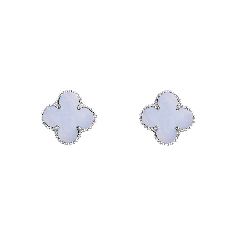 [Camiery]CLOVER SILVER 15MM EARRINGS COLLECTION