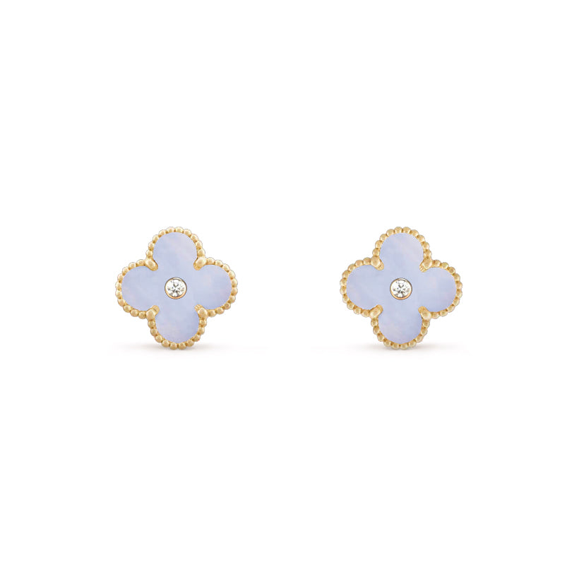 [Camiery]CLOVER  15MM DIAMOND EARRINGS COLLECTION